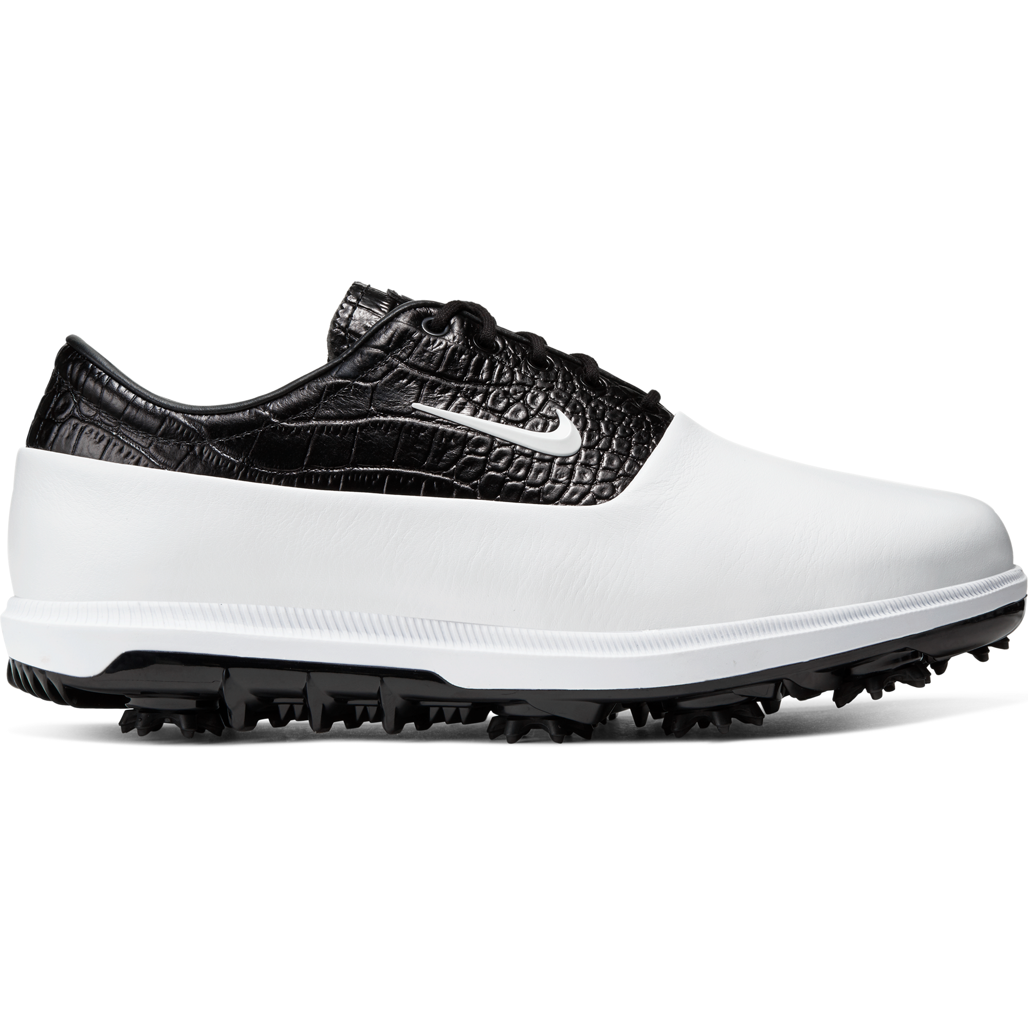 Men's Air Zoom Victory Spiked Golf Shoe - White/Black | NIKE